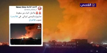 “سقوط صاروخ إيراني في البصرة مؤخراً”.. هذا الخبر زائف!