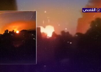 الفيديو لهجوم روسي على كييف وليس لضربات إيران على قاعدة العديد!