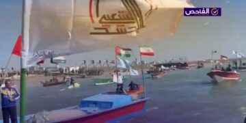 الفيديو ليس لدخول الحشد إلى خور عبدالله بل لمناورة إيرانية-عراقية في نهر اروند عام 2024!