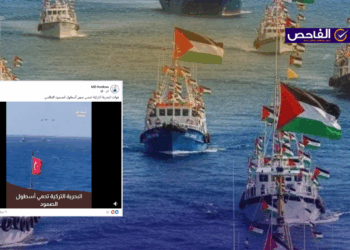 الفيديو للمناورات العسكرية التركية وليس لحماية اسطول الصمود!