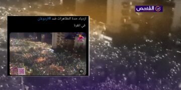 الفيديو ليس من الاحتجاجات التركية بل يعود إلى صربيا!