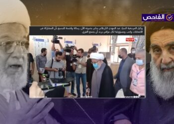 الفيديو قديم وليس لمشاركة ممثل المرجعية بالتصويت في الانتخابات الأخيرة!