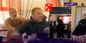 الفيديو من مصر وليس لاعتداء أحد أولياء الأمور على إدارة مدرسة في العراق!