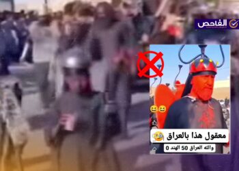 الفيديو لمسيرة عاشورائية في إيران وليست في العراق!